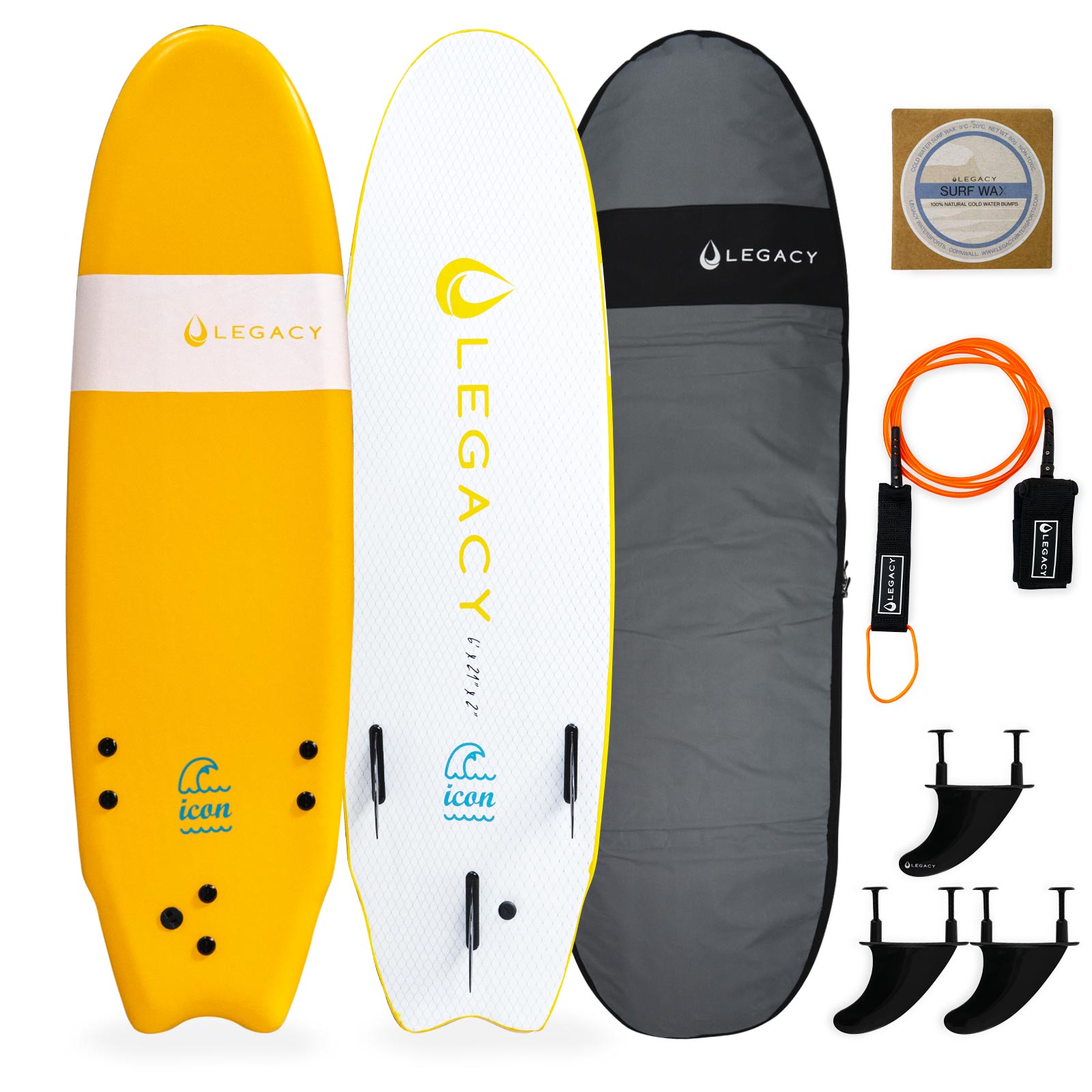 Legacy-Surfboard_6ft_Yellow_Boardbag-Package.jpg